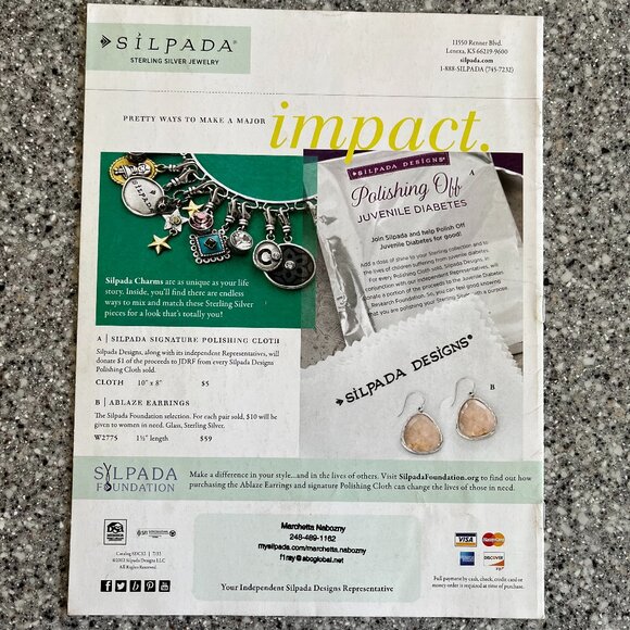 Rare - Silpada Charm Catalog 2012 / 2013 - Picture 7 of 7